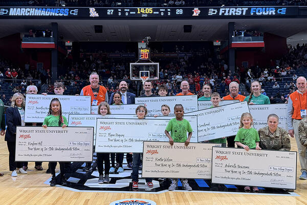 Wright State University awards full-tuition scholarships to 12 students at Big Hoopla STEM Challenge